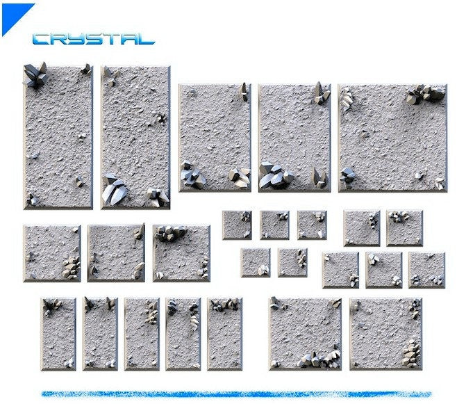 Crystal Bases (Square) | 8K Resin | Txarli Factory