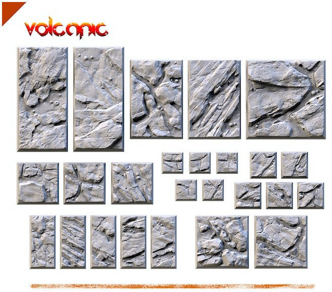 Volcanic Bases (Square) | 8K Resin | Txarli Factory