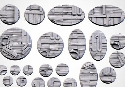 Wood Floorboards Bases (Round)