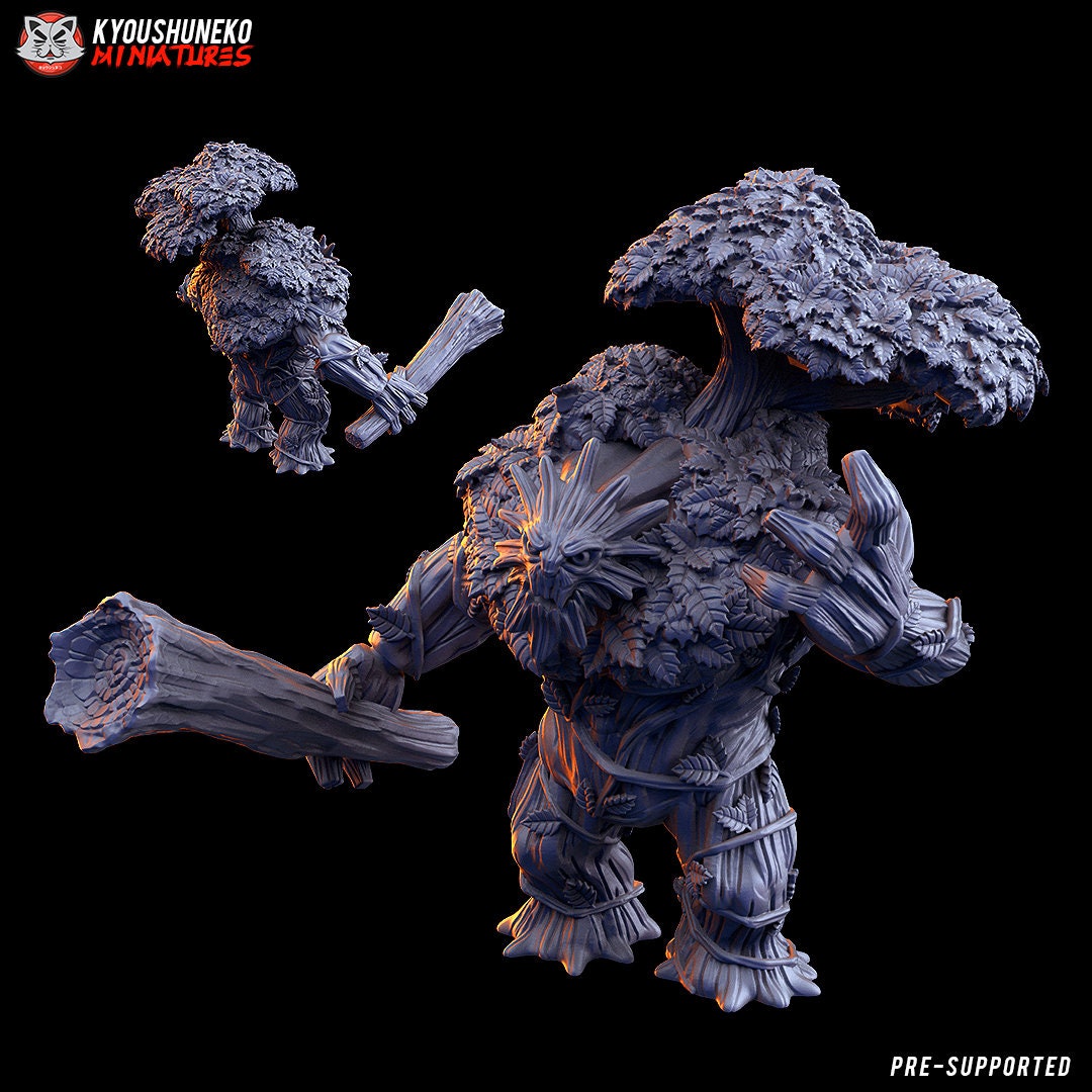 Treeman (Gaelic Wood Elves)  | Monster | Resin 3D Printed Miniature | RPG | DND | Kyoushuneko