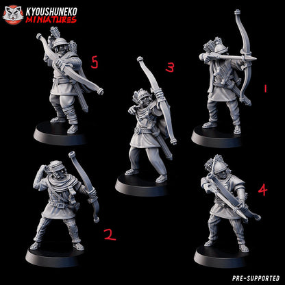 Glade Guard (Gaelic Wood Elves) | Resin 3D Printed Miniatures | Kyoushuneko | Table Top Gaming | RPG | D&D | Pathfinder