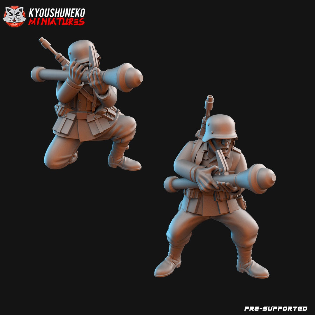 WW2 German Panzerfaust | Resin 3D Printed Miniature | Kyoushuneko