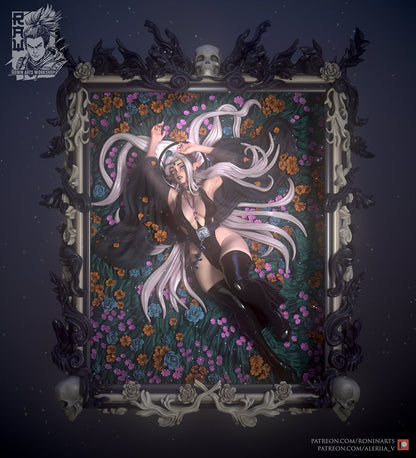 Sexy Elf - Arkilia | Clothed or Nude | Resin 3D Printed Pinup | Ronin Arts Workshop