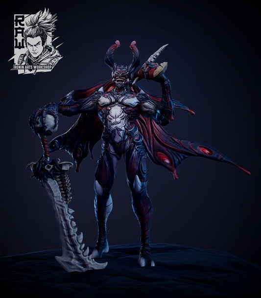 Heralds Of Light - Farun | Moth Male | 35mm Scale | Resin 3D Printed Miniature | Ronin Arts Workshop