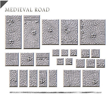 Medieval Road Bases (Square)