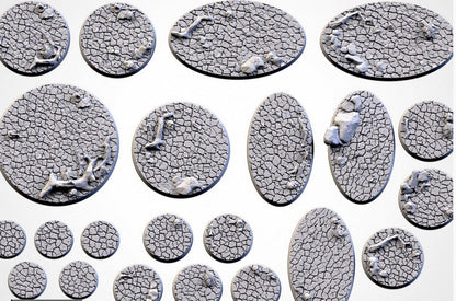 Cracked Desert Bases (Round)