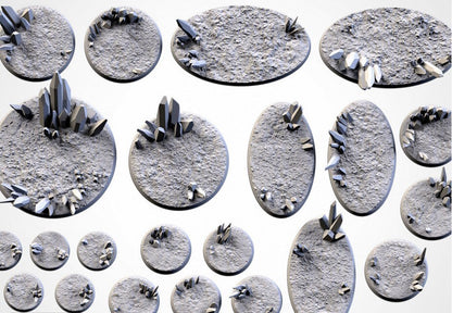 Glass Xenox Bases (Round)