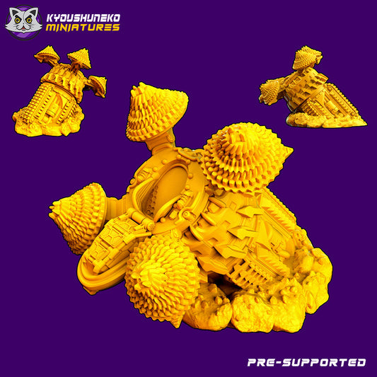 Dwarf Termite Assault Pod | Space Dwarfs / Squats / League of Votann | Resin 3D Printed Miniature | Kyoushuneko