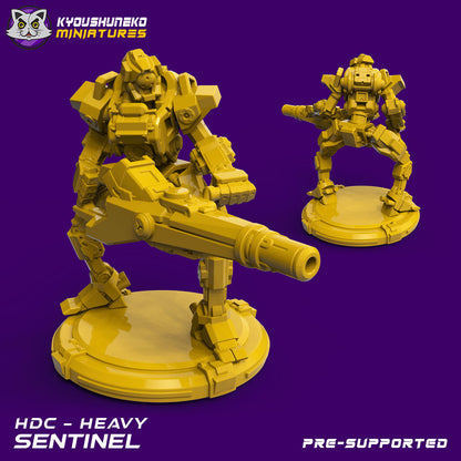Combat Droids  | Space Dwarfs / Squats / League of Votann | Resin 3D Printed Miniature | Kyoushuneko