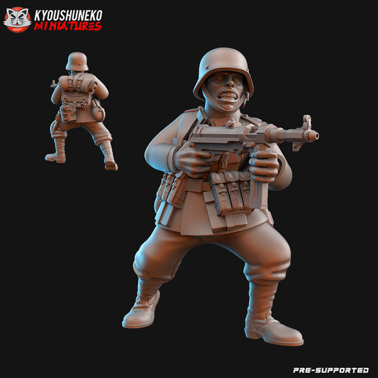 WW2 German Assistant to the Squad Leader | Resin 3D Printed Miniature | Kyoushuneko