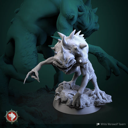 Slaads | Resin 3D Printed Miniature | White Werewolf Tavern