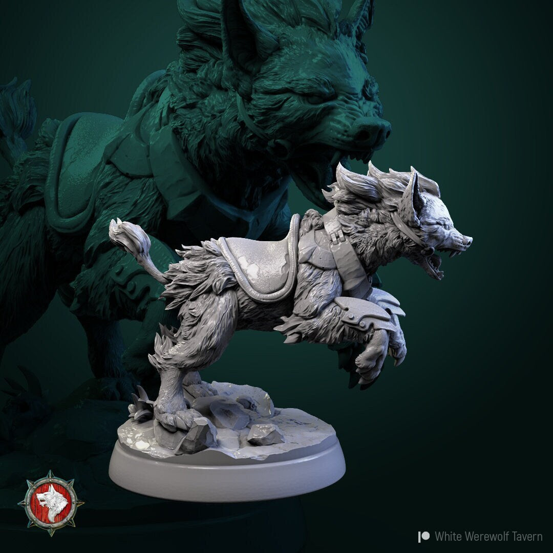 Hyena | Goblins | Resin 3D Printed Miniature | White Werewolf Tavern