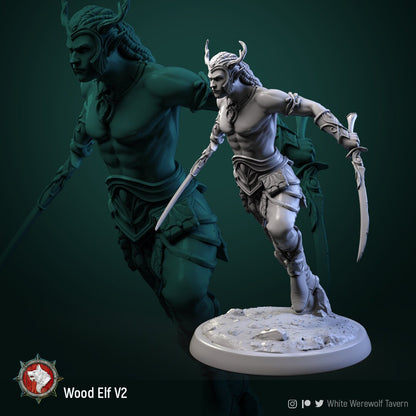 Wood Elves | Resin 3D Printed Miniature | Ronin Arts Workshop