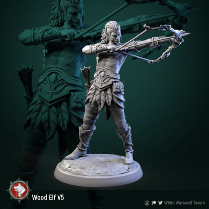 Wood Elves | Resin 3D Printed Miniature | Ronin Arts Workshop