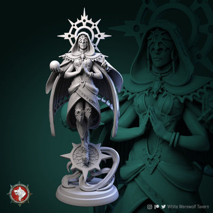 Oracle | Celestials | Multiple Scales | Resin 3D Printed Miniature | White Werewolf Tavern