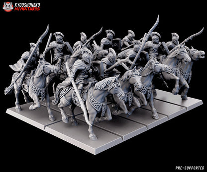High Elf Silver Helms | Resin 3D Printed Miniatures | Kyoushuneko | Table Top Gaming | RPG | D&D | Pathfinder