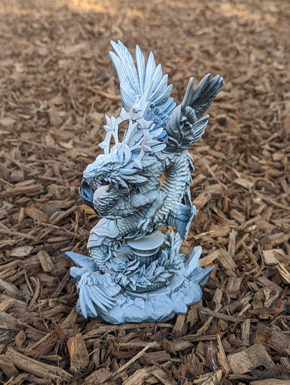 Celestial Dragon | Resin 3D Printed Miniature | White Werewolf Tavern