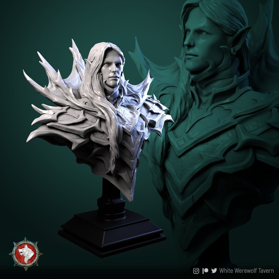 Hork Merciful | Bust | Resin 3D Printed Miniature | White Werewolf Tavern