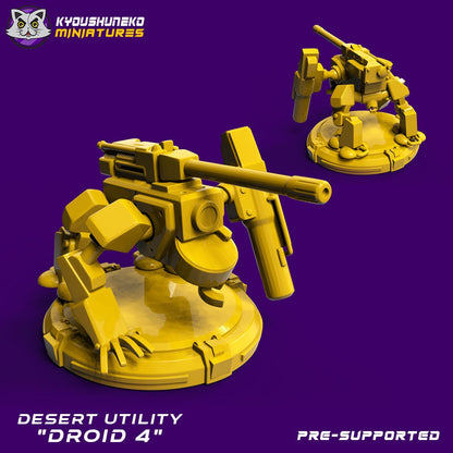 Combat Droids  | Space Dwarfs / Squats / League of Votann | Resin 3D Printed Miniature | Kyoushuneko