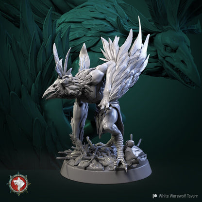 Arakocra Monster | Resin 3D Printed Miniature | White Werewolf Tavern | RPG | D&D | DnD