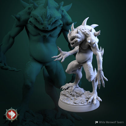 Slaads | Resin 3D Printed Miniature | White Werewolf Tavern