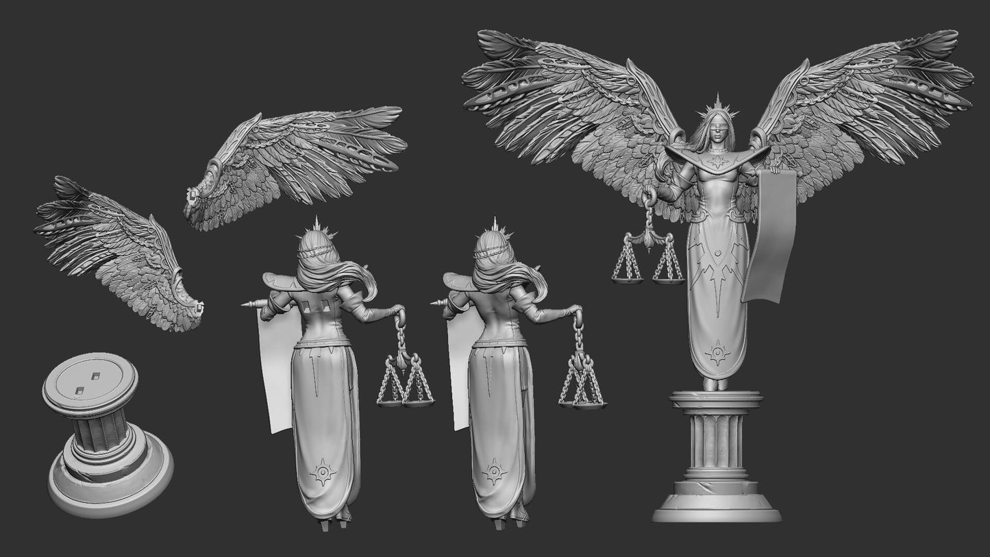 Ni The Sentencing Judge | Multiple Scales | Resin 3D Printed Miniature | White Werewolf Tavern