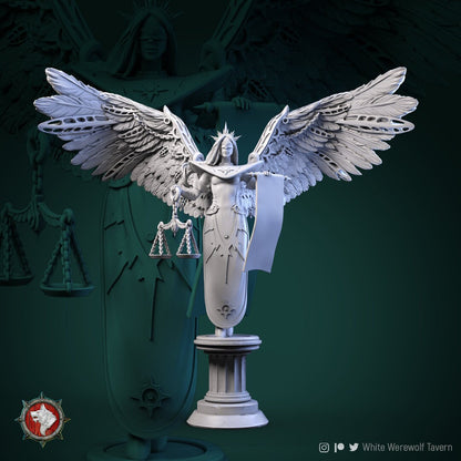 Ni The Sentencing Judge | Multiple Scales | Resin 3D Printed Miniature | White Werewolf Tavern