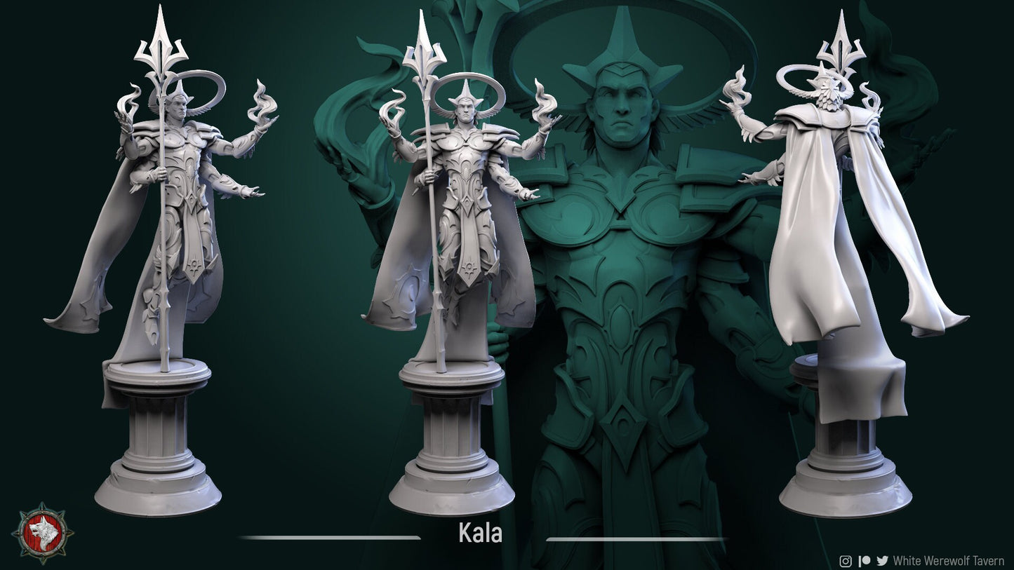 Kala The Punishing Judge | Celestials | Multiple Scales | Resin 3D Printed Miniature | White Werewolf Tavern