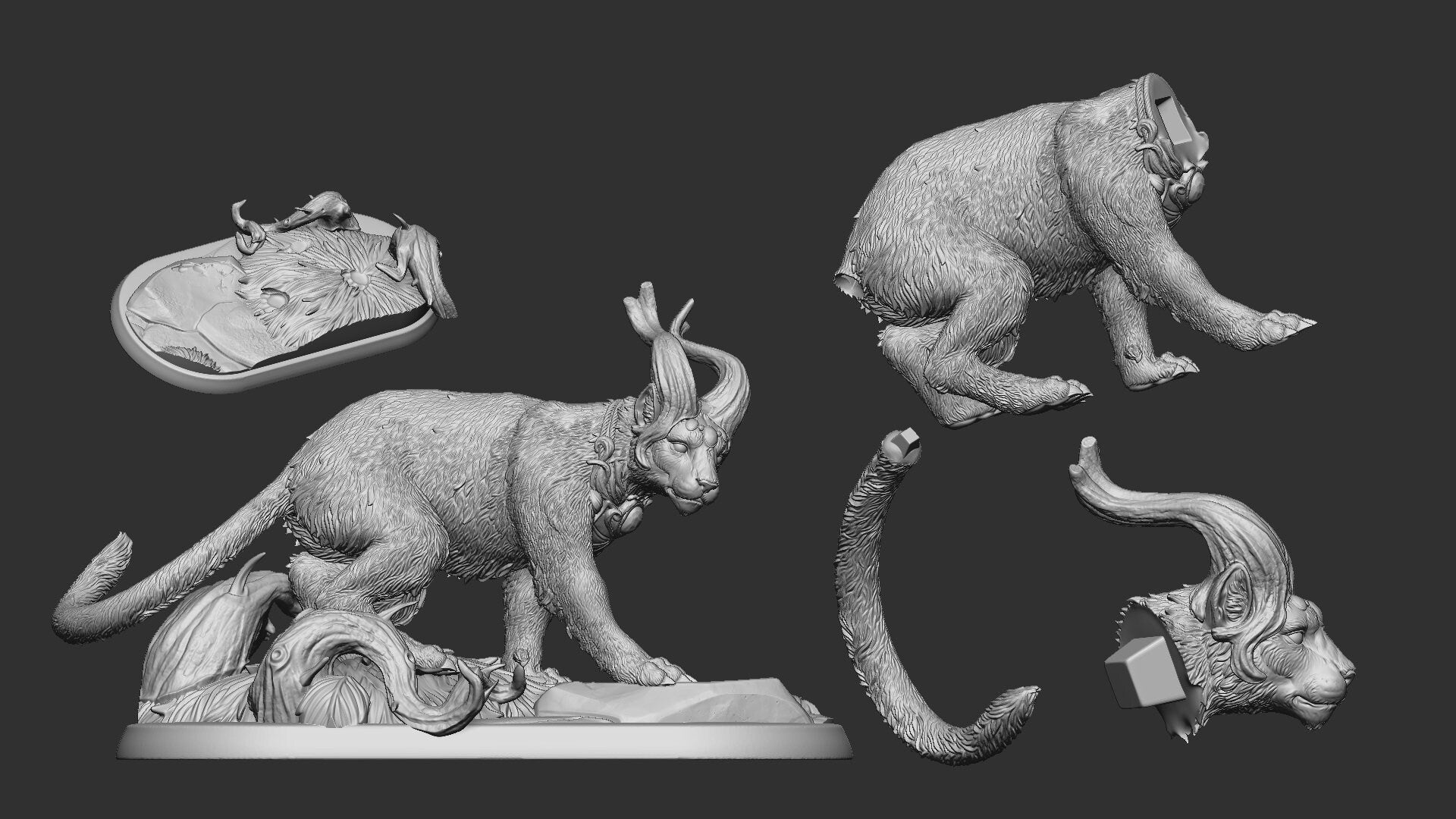 Larsael The Lightning | Multiple Scales | Resin 3D Printed Miniature | White Werewolf Tavern | RPG | D&D | DnD