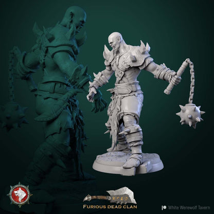 Orc Warrior Warband | Six Poses | Resin 3D Printed Miniature | White Werewolf Tavern | RPG | D&D | DnD