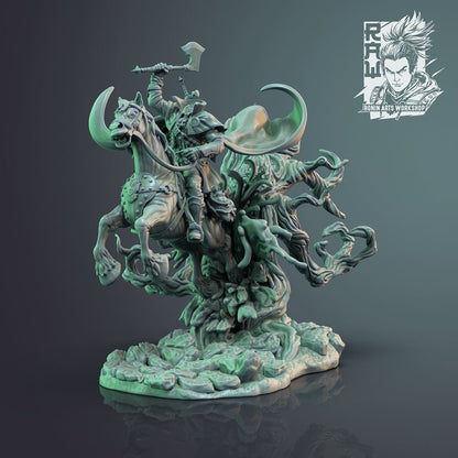 Four Horsemen of Halloween  | The Cursed Vanguard | Resin 3D Print | Ronin Arts Workshop