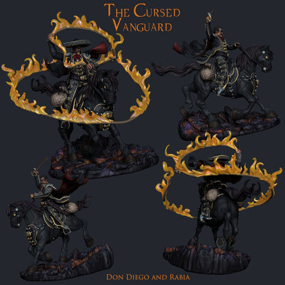 Four Horsemen of Halloween  | The Cursed Vanguard | Resin 3D Print | Ronin Arts Workshop