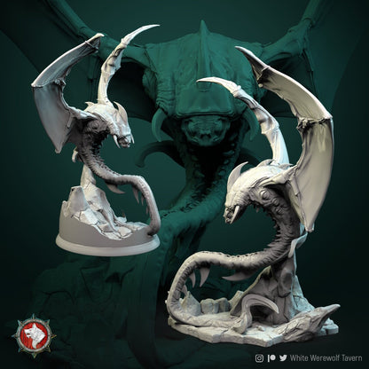 Cloaker | Monster | Resin 3D Printed Miniature | White Werewolf Tavern | RPG | D&D | DnD