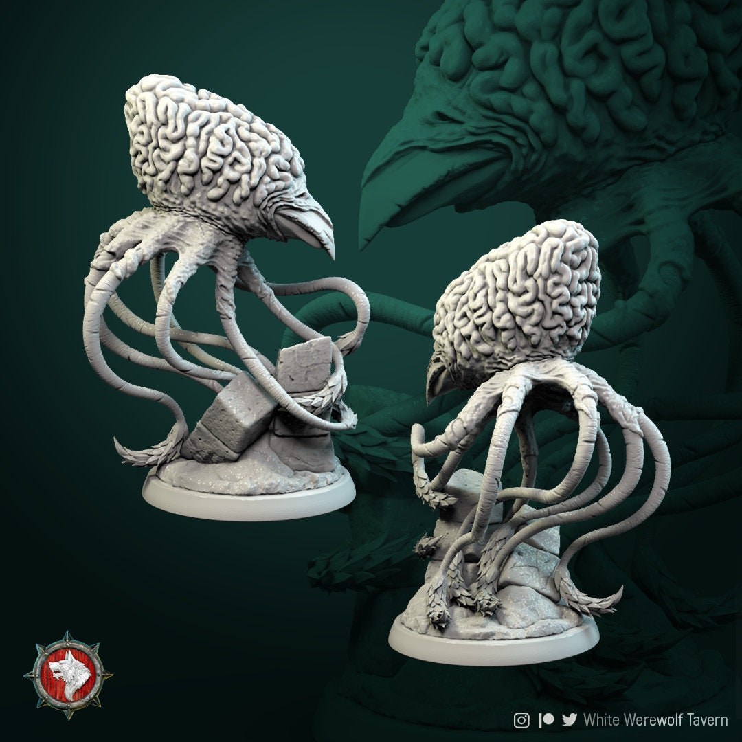 Grell | Resin 3D Printed Miniature | White Werewolf Tavern | RPG | D&D | DnD