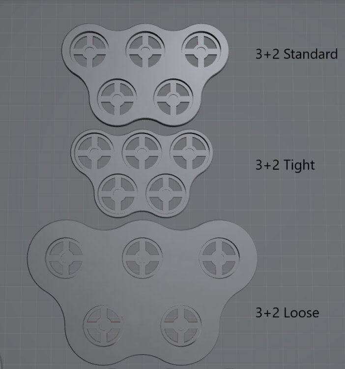 32mm Round Magnet-Ready Movement Trays | PLA+ | Txarli Factory