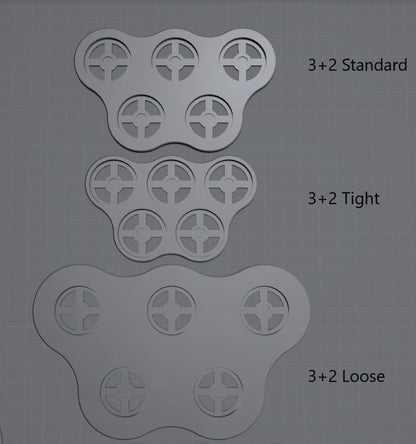 32mm Round Magnet-Ready Movement Trays | PLA+ | Txarli Factory