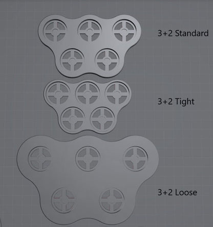 25mm Round Magnet-Ready Movement Trays | PLA+ | Txarli Factory
