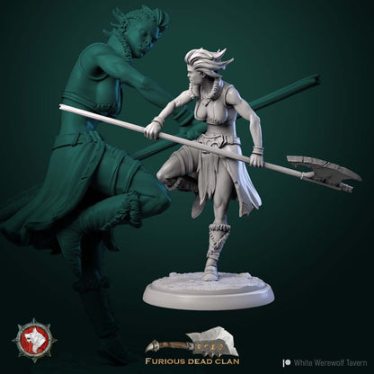 Orc Female Assassins | Resin 3D Printed Miniature | White Werewolf Tavern | RPG | D&D | DnD