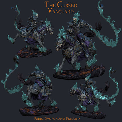 Four Horsemen of Halloween  | The Cursed Vanguard | Resin 3D Print | Ronin Arts Workshop