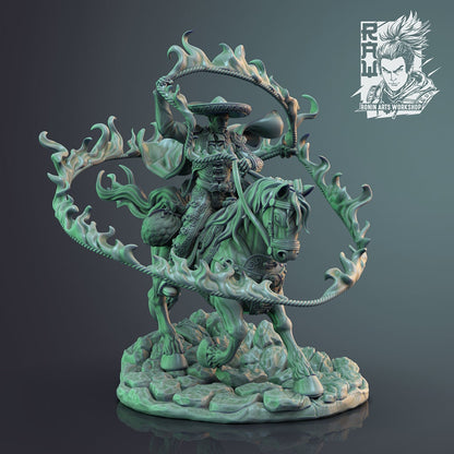 Four Horsemen of Halloween  | The Cursed Vanguard | Resin 3D Print | Ronin Arts Workshop