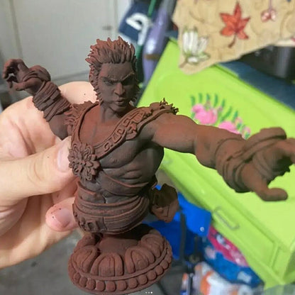 Tatooed Monk | Bust | Resin 3D Printed Miniature | Ronin Arts Workshop