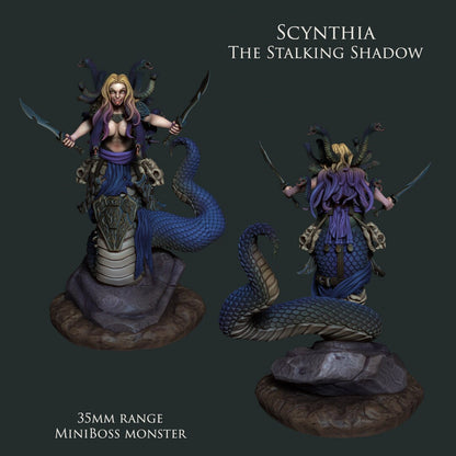 Medusa | Gorgon | Resin 3D Print | Miniature | Nude | Sexy | DnD Boss | Pathfinder