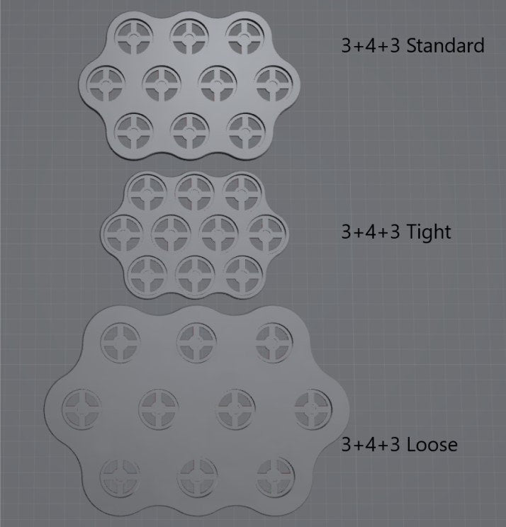 32mm Round Magnet-Ready Movement Trays | PLA+ | Txarli Factory