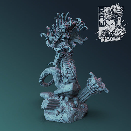 Matriarch Medusa | Great Gorgon | Resin 3D Print | Miniature | DnD Boss | Pathfinder