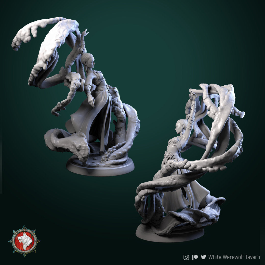 Water Master | Multiple Scales | Resin 3D Printed Miniature | White Werewolf Tavern | RPG | D&D | DnD
