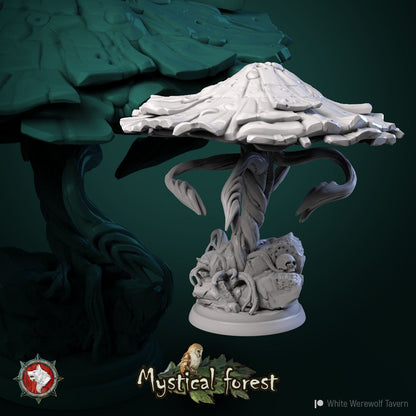 Mushrooms | Monsters | Resin 3D Printed Miniature | White Werewolf Tavern | RPG | D&D | DnD