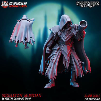 Skeleton Command Group | Unead | Resin 3D Printed Miniatures | Kyoushuneko | Table Top Gaming | RPG | D&D | Pathfinder