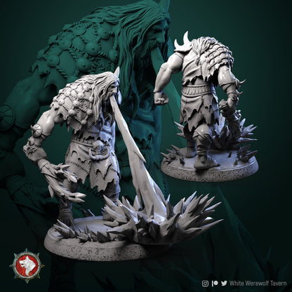 Mountain Giants | Resin 3D Printed Miniature | White Werewolf Tavern