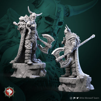 Kolgrim - Frost Giant | Multiple Scales | Resin 3D Printed Miniature | White Werewolf Tavern | RPG | D&D | DnD