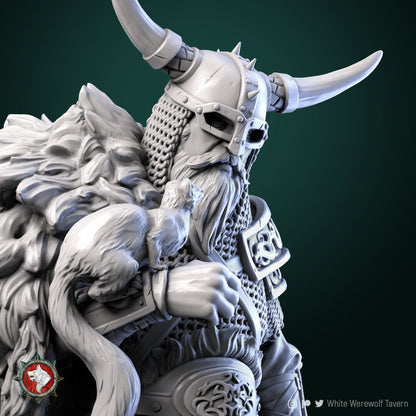 Kolgrim - Frost Giant | Multiple Scales | Resin 3D Printed Miniature | White Werewolf Tavern | RPG | D&D | DnD